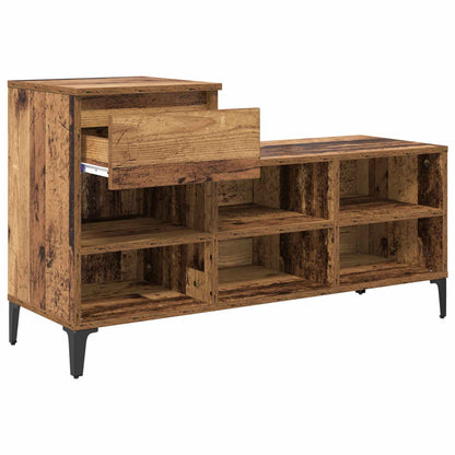 Shoe Cabinet Old wood 102 x 36 x 60 cm Engineered wood