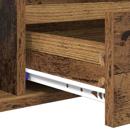 Coffee Table Old Wood 90 x 49 x 45 cm Engineered Wood
