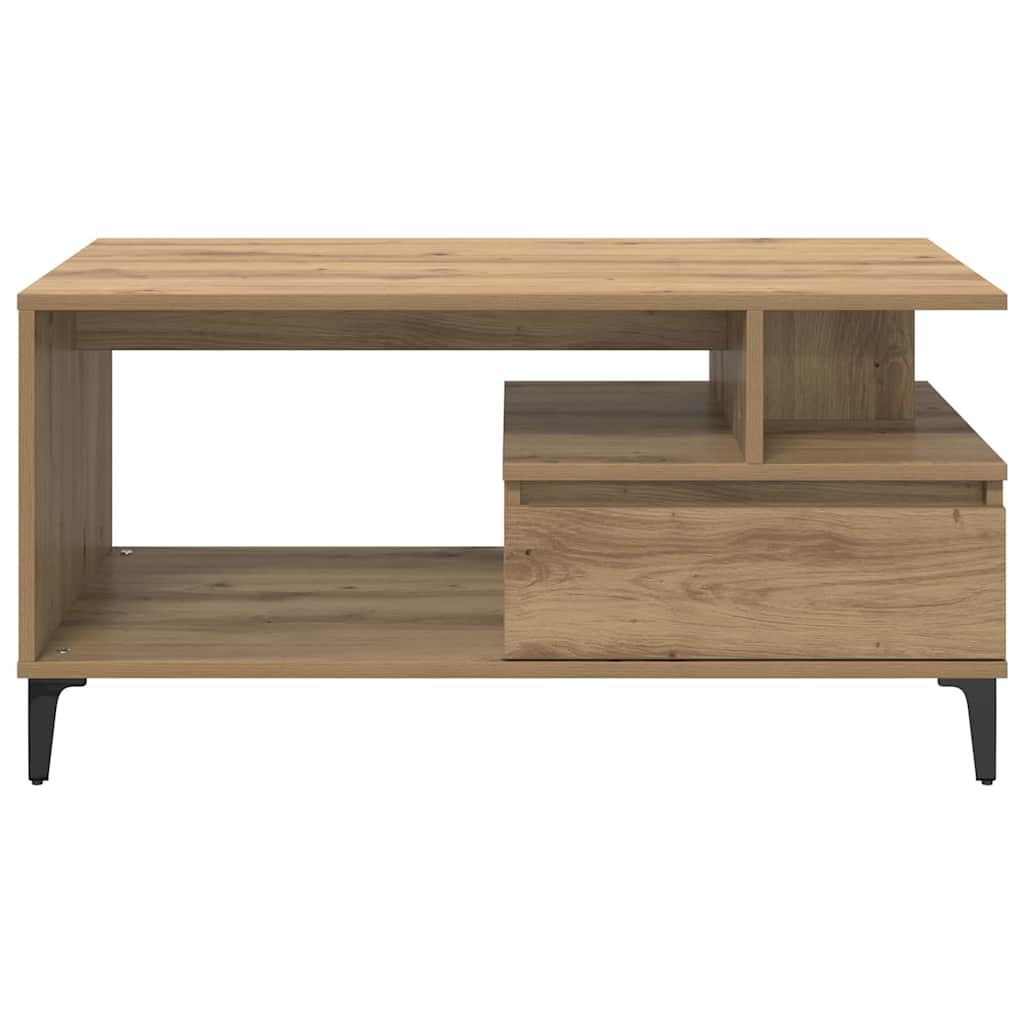 Coffee Table Artisan Oak 90 x 49 x 45 cm Engineered Wood
