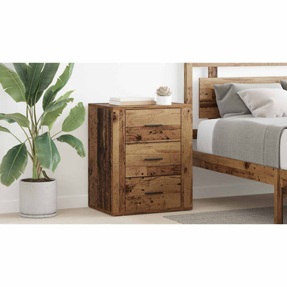Bedside Cabinet Old Wood 35 x 50 x 60 cm Engineered Wood