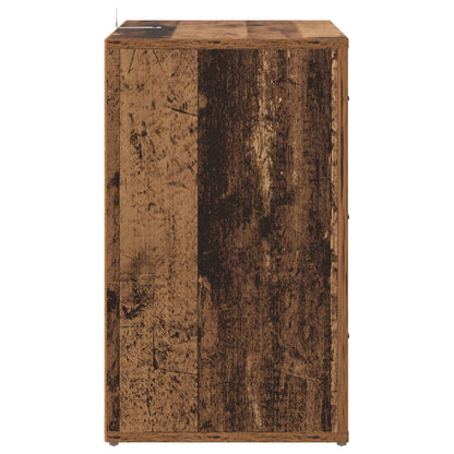 Bedside Cabinet Old Wood 35 x 50 x 60 cm Engineered Wood