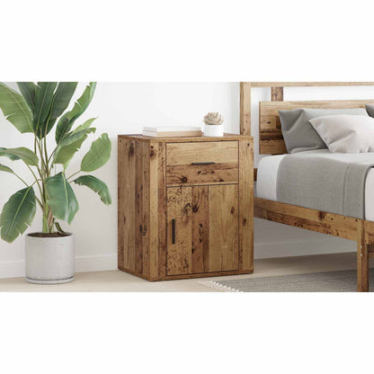 Bedside Cabinet Old Wood 35 x 50 x 60 cm Engineered Wood