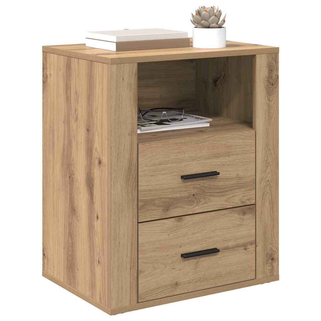Bedside Cabinet Artisan Oak 35 x 50 x 60 cm Engineered Wood