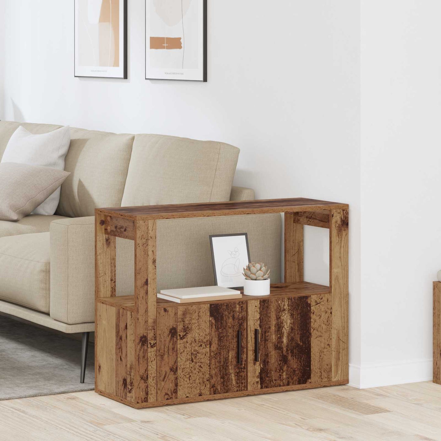 Sideboard Old wood 80 x 30 x 60 cm Engineered wood