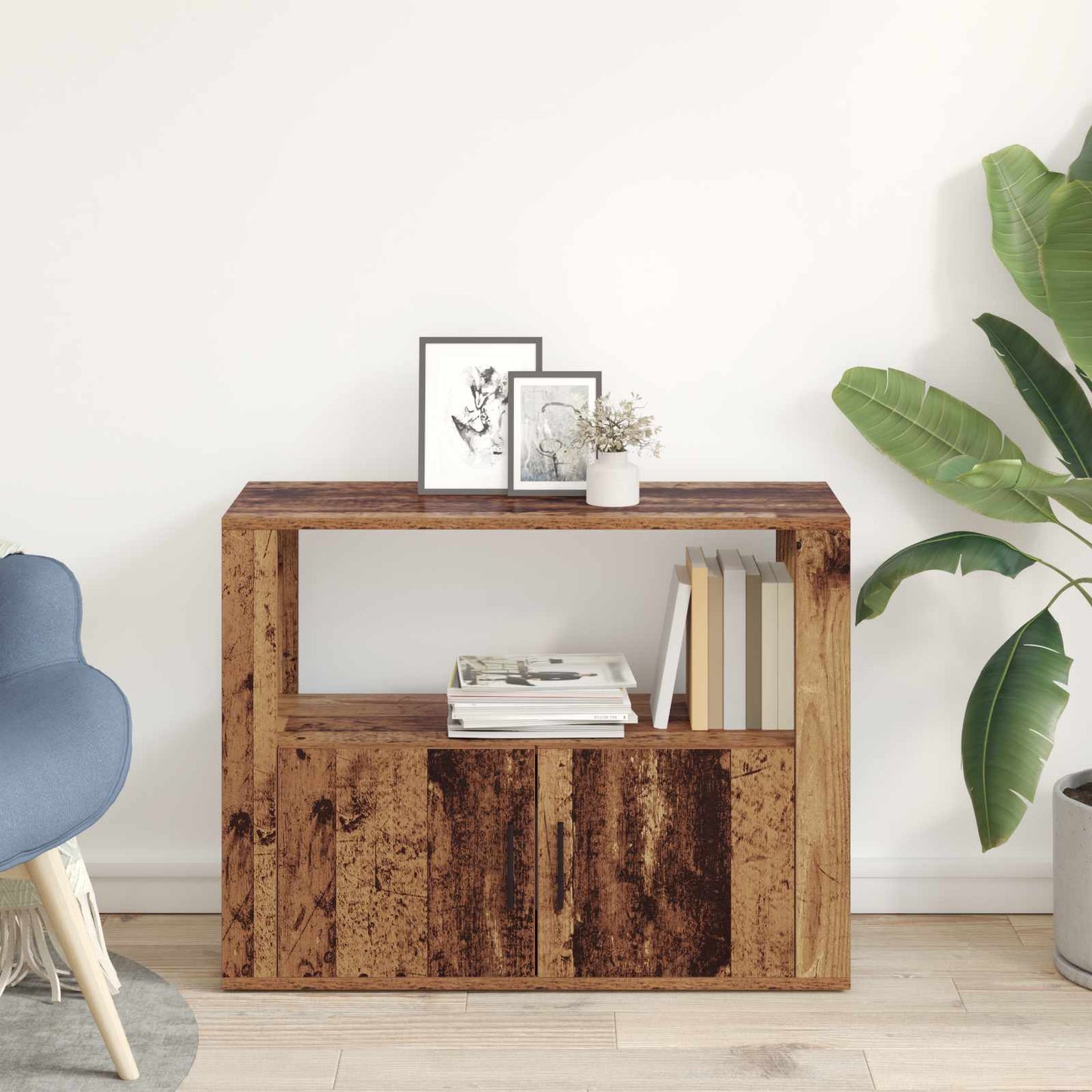 Sideboard Old wood 80 x 30 x 60 cm Engineered wood