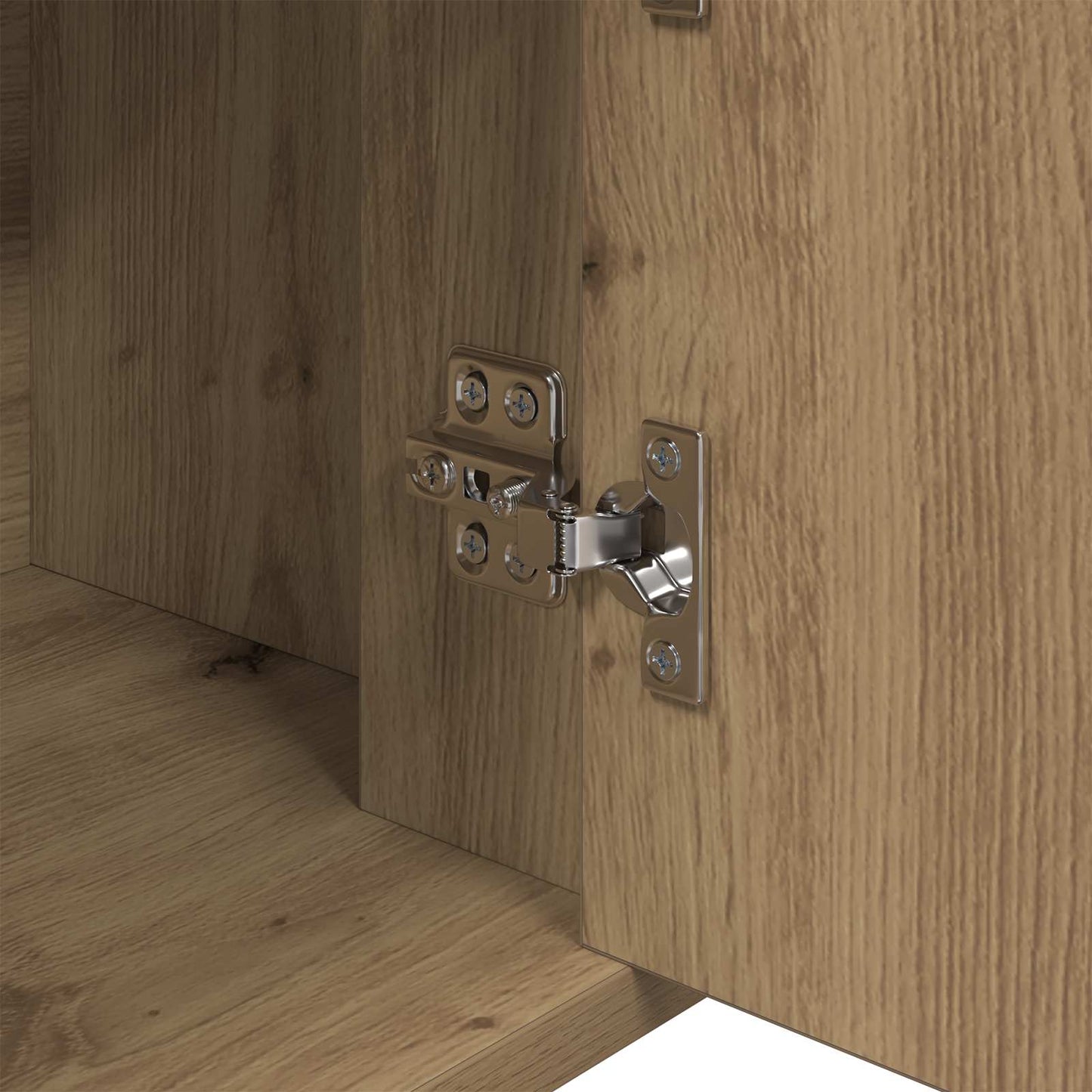 Sideboard Artisan oak 80 x 30 x 60 cm Engineered wood