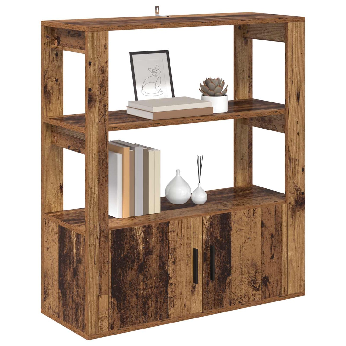 Sideboard Old wood 30 x 80 x 90 cm Engineered Wood
