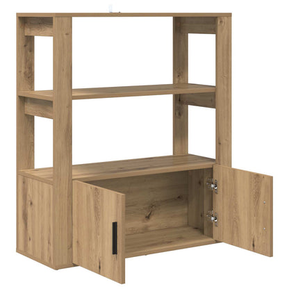 Sideboard Artisan oak 30 x 80 x 90 cm Engineered wood