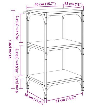 Book Cabinet Old wood 40 x 33 x 70.5 cm Engineered wood