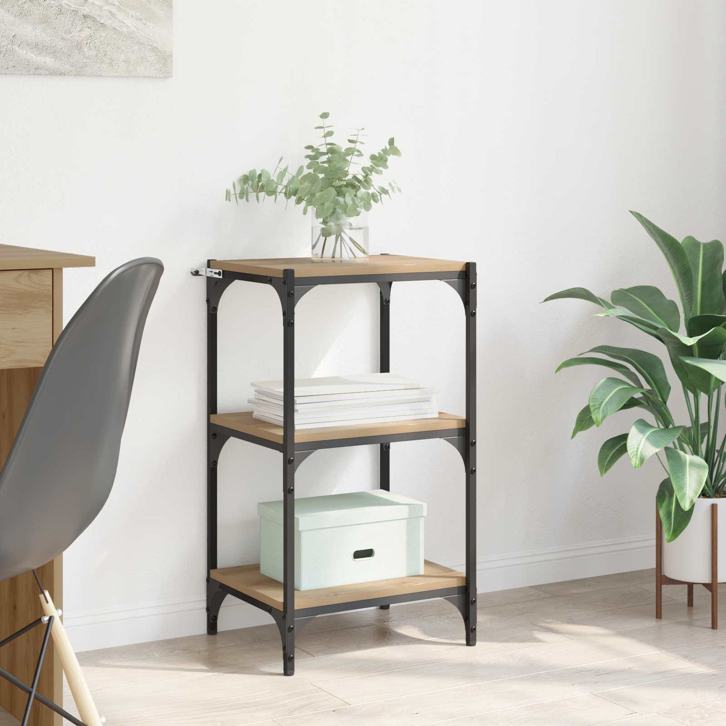Book Cabinet Artisan oak 40 x 33 x 70.5 cm Engineered wood