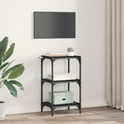 Book Cabinet Black oak 40 x 33 x 70.5 cm Engineered wood