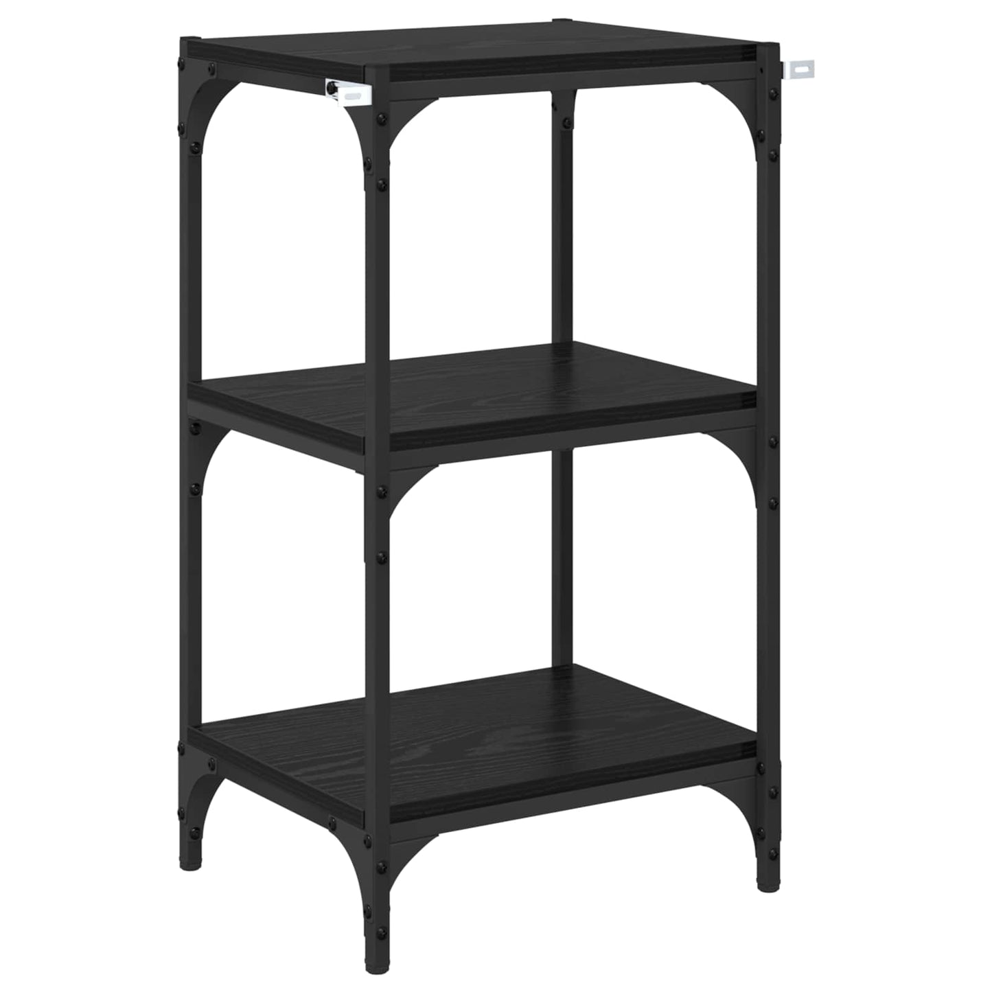 Book Cabinet Black oak 40 x 33 x 70.5 cm Engineered wood