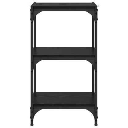 Book Cabinet Black oak 40 x 33 x 70.5 cm Engineered wood