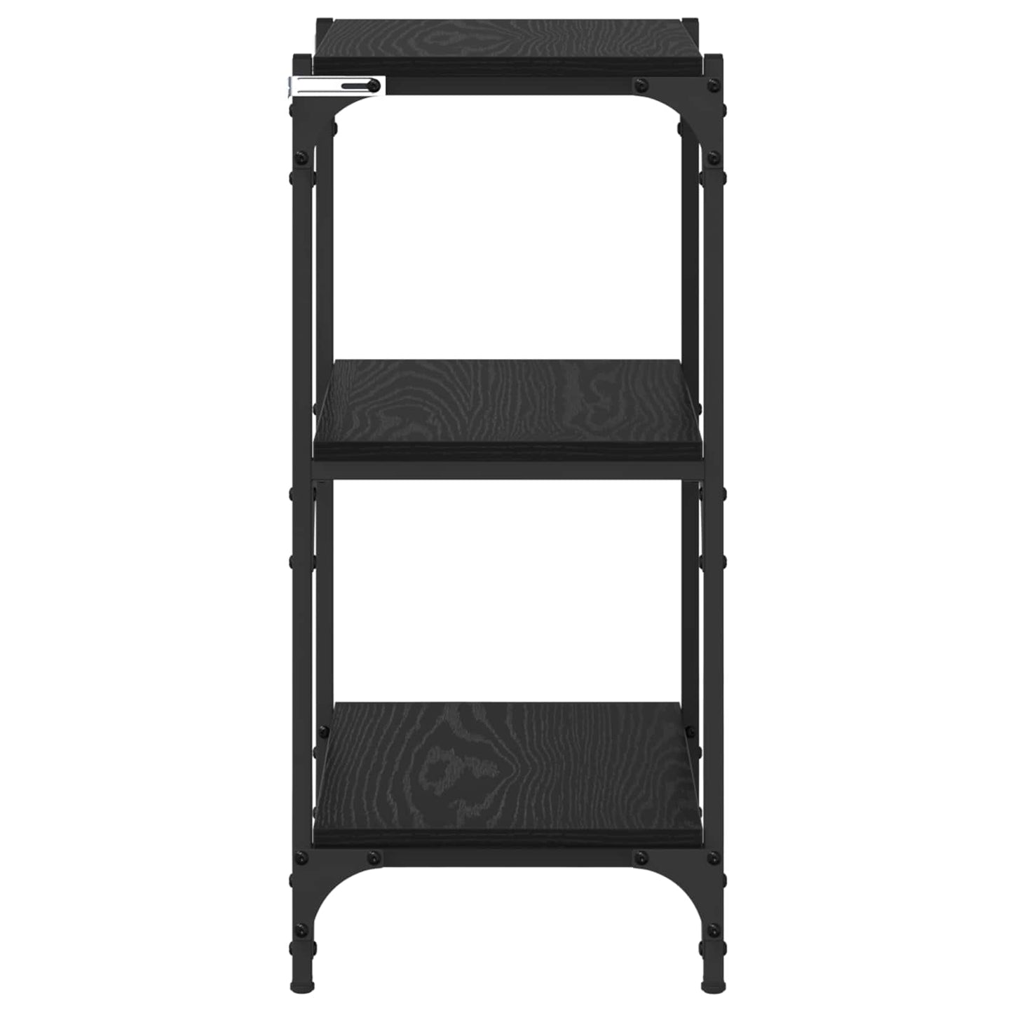 Book Cabinet Black oak 40 x 33 x 70.5 cm Engineered wood