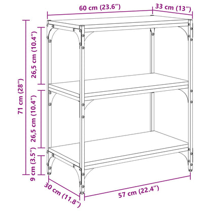 Book Cabinet Old wood 60 x 33 x 70.5 cm Engineered wood