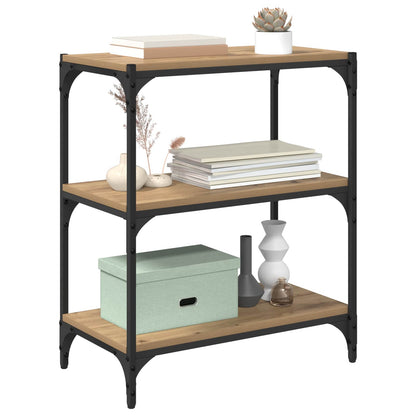 Book Cabinet Artisan oak 60 x 33 x 70.5 cm Engineered wood