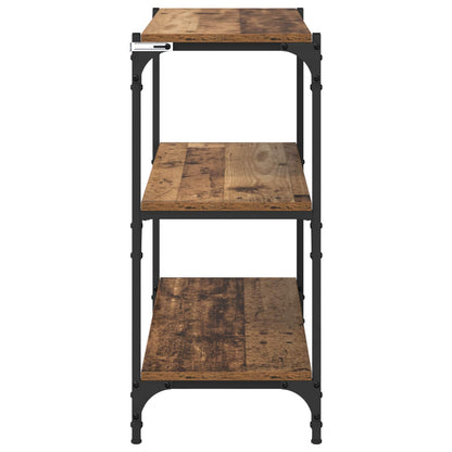Book Cabinet Old Wood 80 x 33 x 70.5 cm