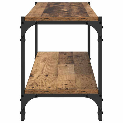TV Cabinet Old Wood 100 x 33 x 41 cm Engineered Wood and Iron