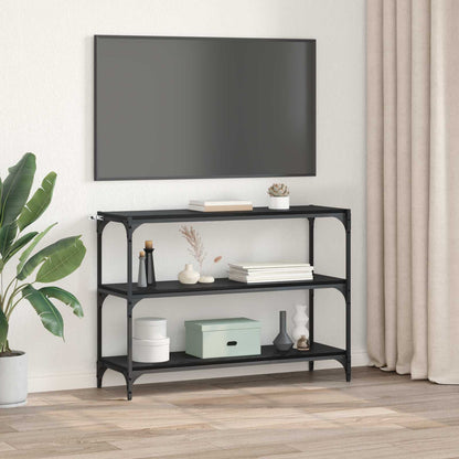 Book Cabinet Black oak 100 x 33 x 70.5 cm Engineered wood