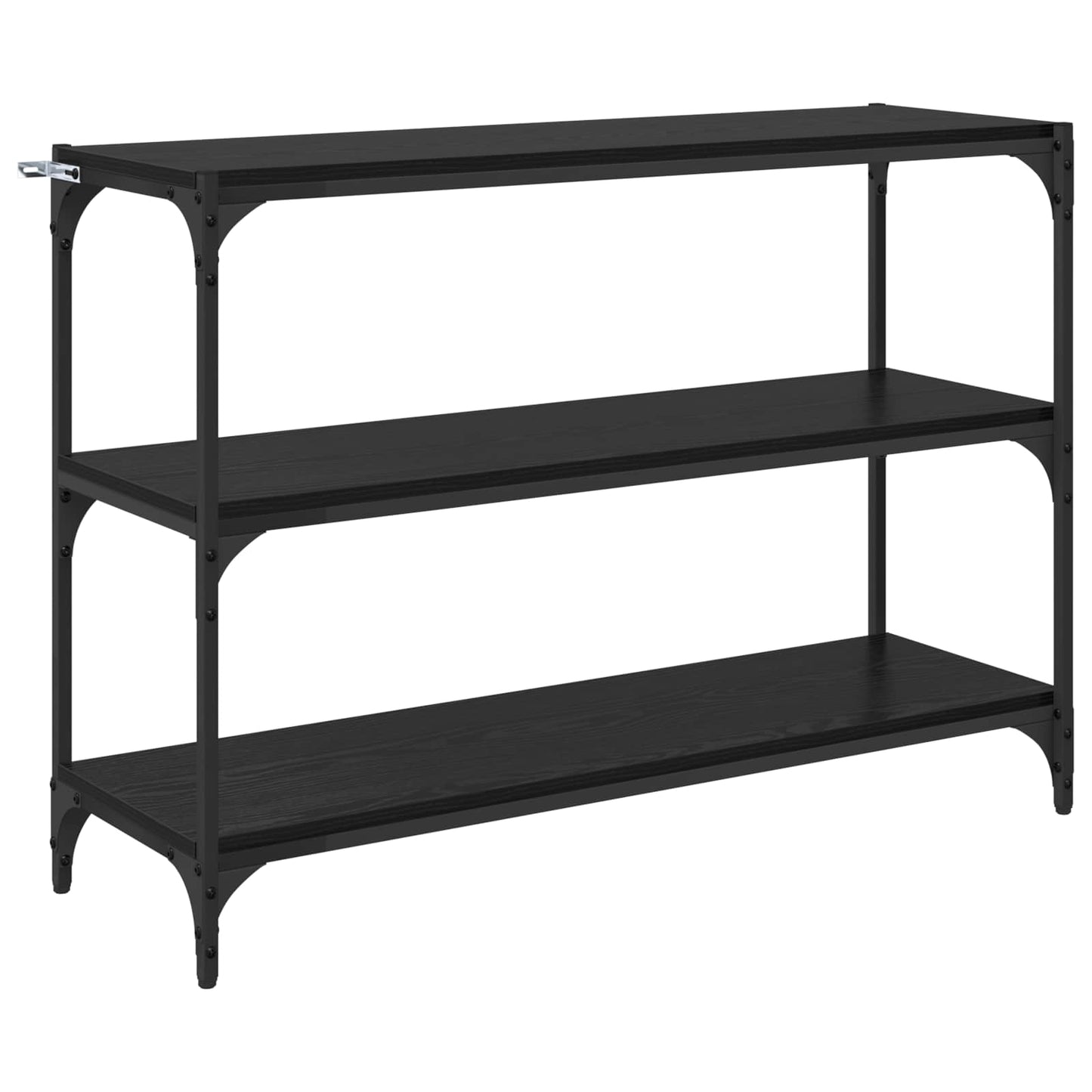 Book Cabinet Black oak 100 x 33 x 70.5 cm Engineered wood