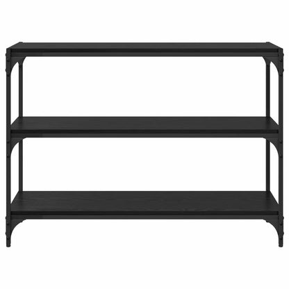Book Cabinet Black oak 100 x 33 x 70.5 cm Engineered wood