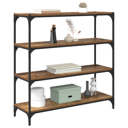 Book Cabinet Old Wood 100 x 33 x 100 cm