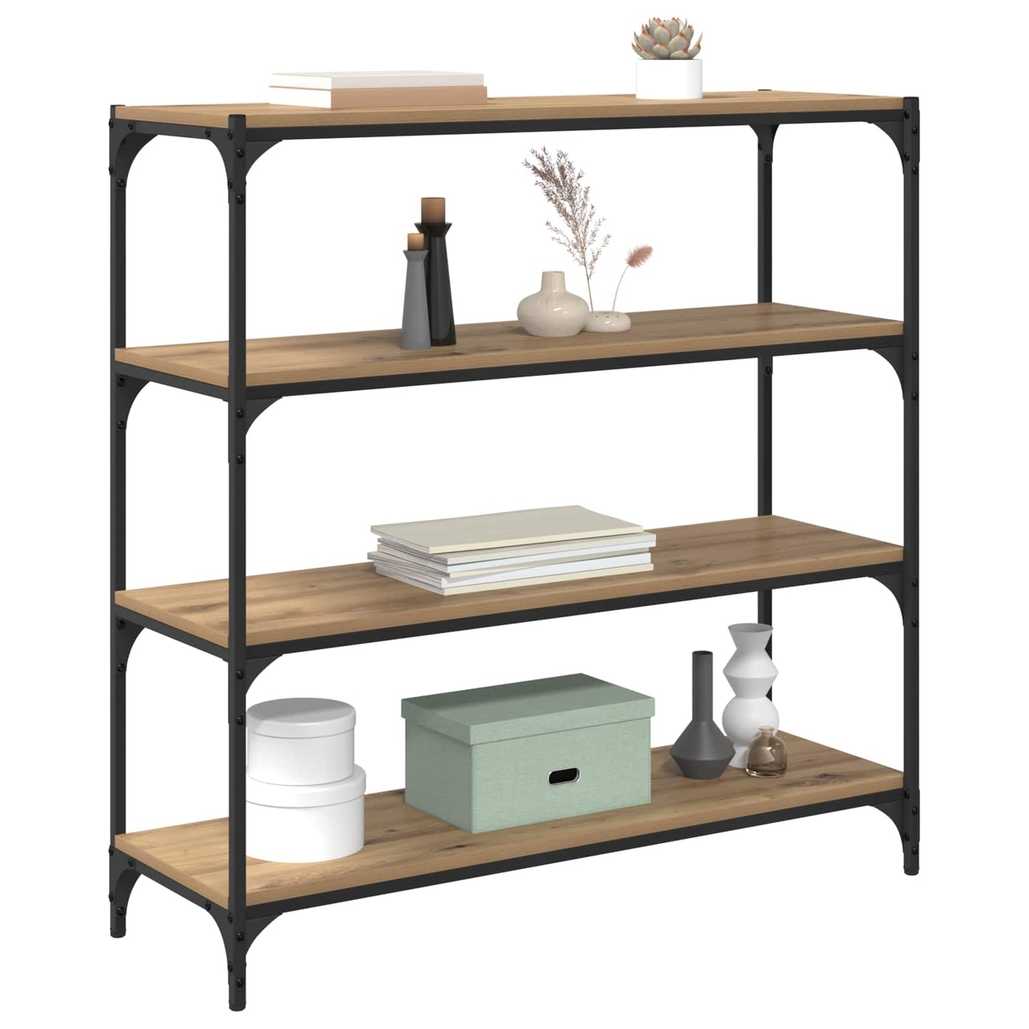 Book Cabinet Artisan Oak 100 x 33 x 100 cm Engineered wood