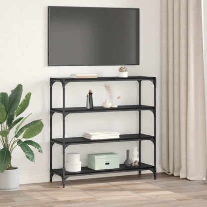 Book Cabinet Black Oak 100 x 33 x 100 cm