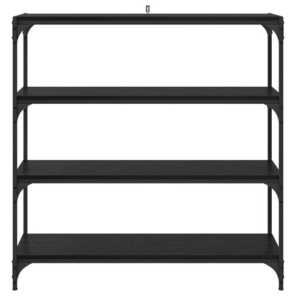 Book Cabinet Black Oak 100 x 33 x 100 cm