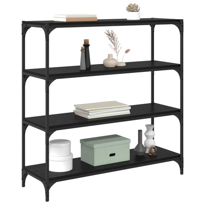 Book Cabinet Black Oak 100 x 33 x 100 cm