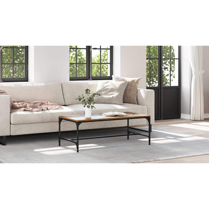 Coffee Table Old Wood 100 x 50 x 35 cm Engineered Wood