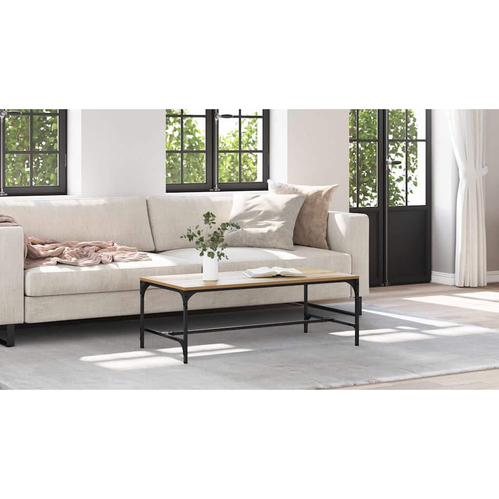 Coffee Table Artisan Oak 100 x 50 x 35 cm Engineered Wood