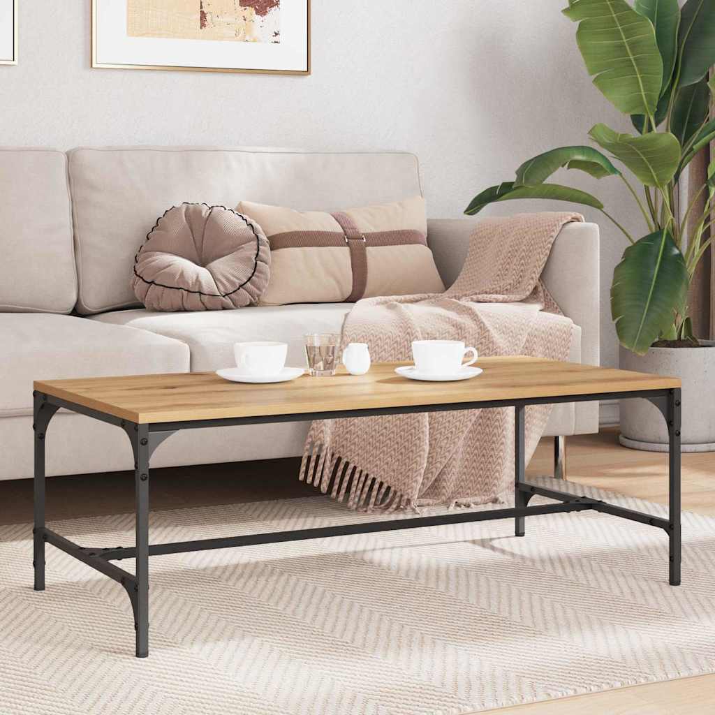 Coffee Table Artisan Oak 100 x 50 x 35 cm Engineered Wood