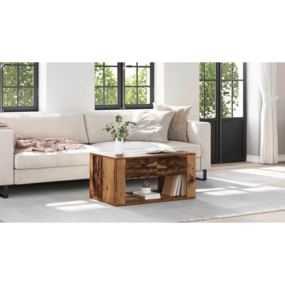 Coffee Table Old Wood 80 x 50 x 40 cm Engineered Wood