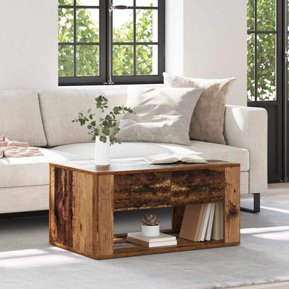 Coffee Table Old Wood 80 x 50 x 40 cm Engineered Wood