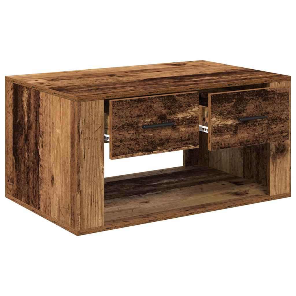 Coffee Table Old Wood 80 x 50 x 40 cm Engineered Wood