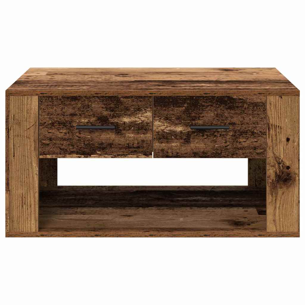 Coffee Table Old Wood 80 x 50 x 40 cm Engineered Wood