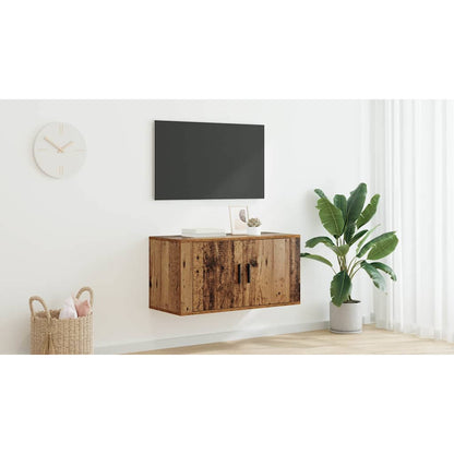 Wall Mounted TV Cabinet Wall-mounted Old Wood 80 x 34.5 x 40 cm
