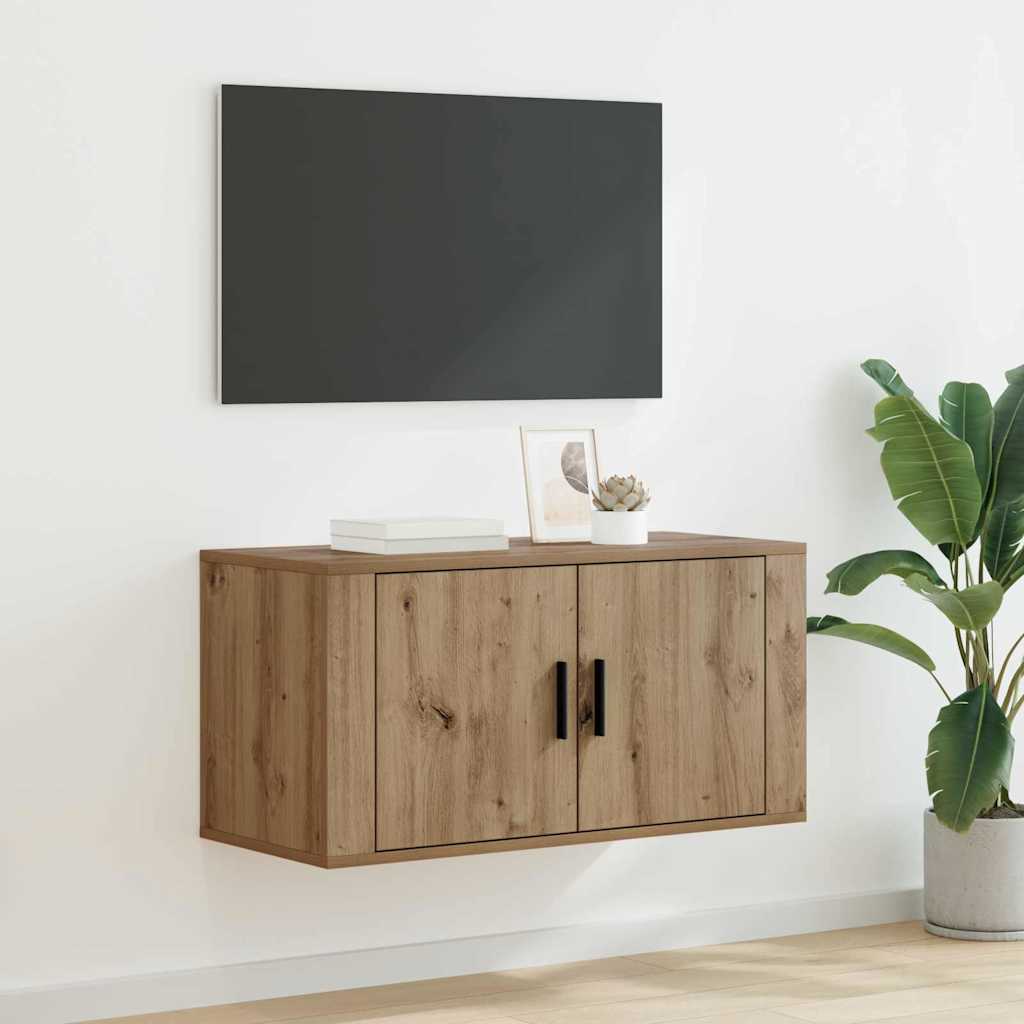 80 x 34.5 x 40 cm Artisan Oak Engineered Wood