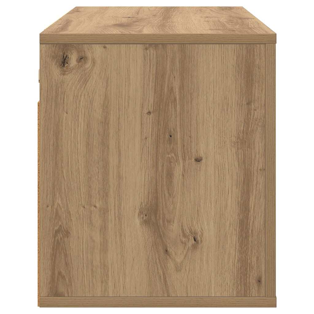 Wall Mounted TV Cabinet Artisan oak 80 x 34.5 x 40 cm