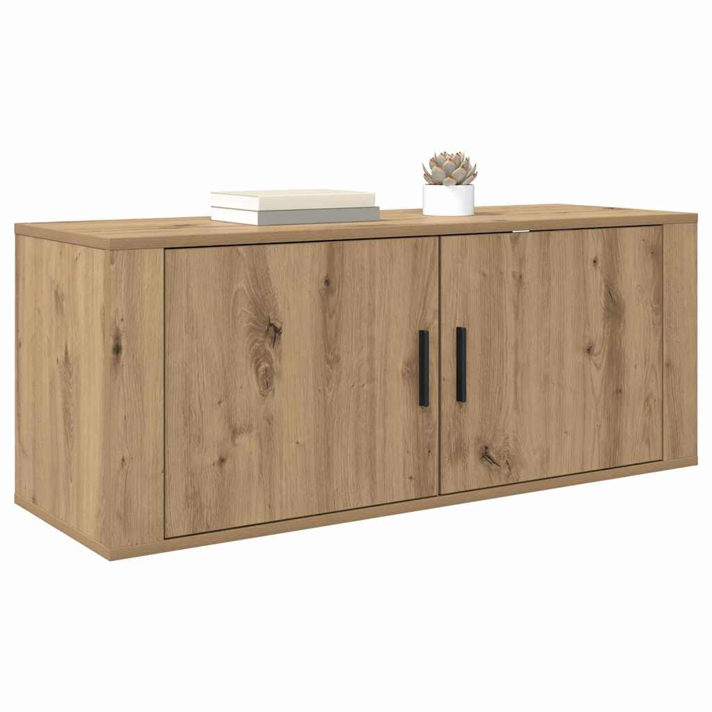 Wall Mounted TV Cabinet Artisan Oak 100 x 34.5 x 40 cm