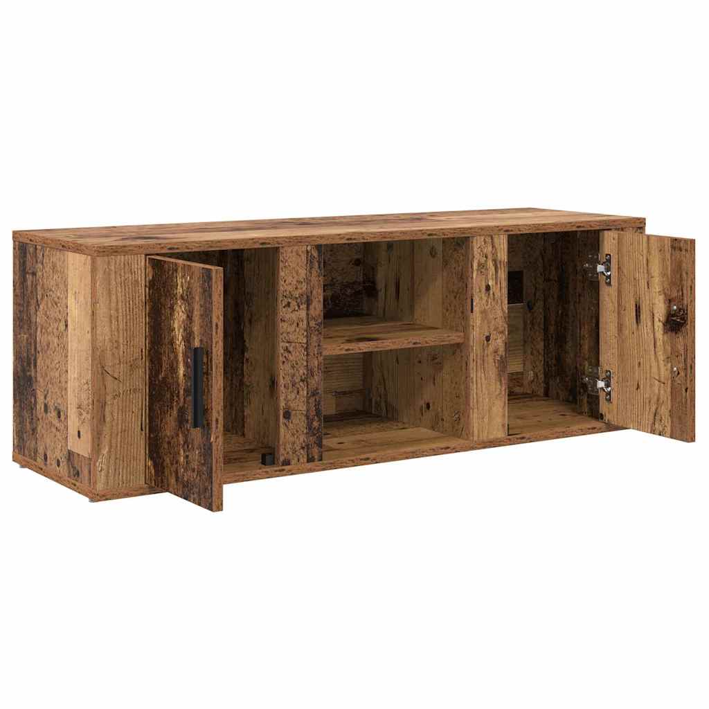 TV Cabinet Old Wood 100 x 31.5 x 35 cm Engineered Wood