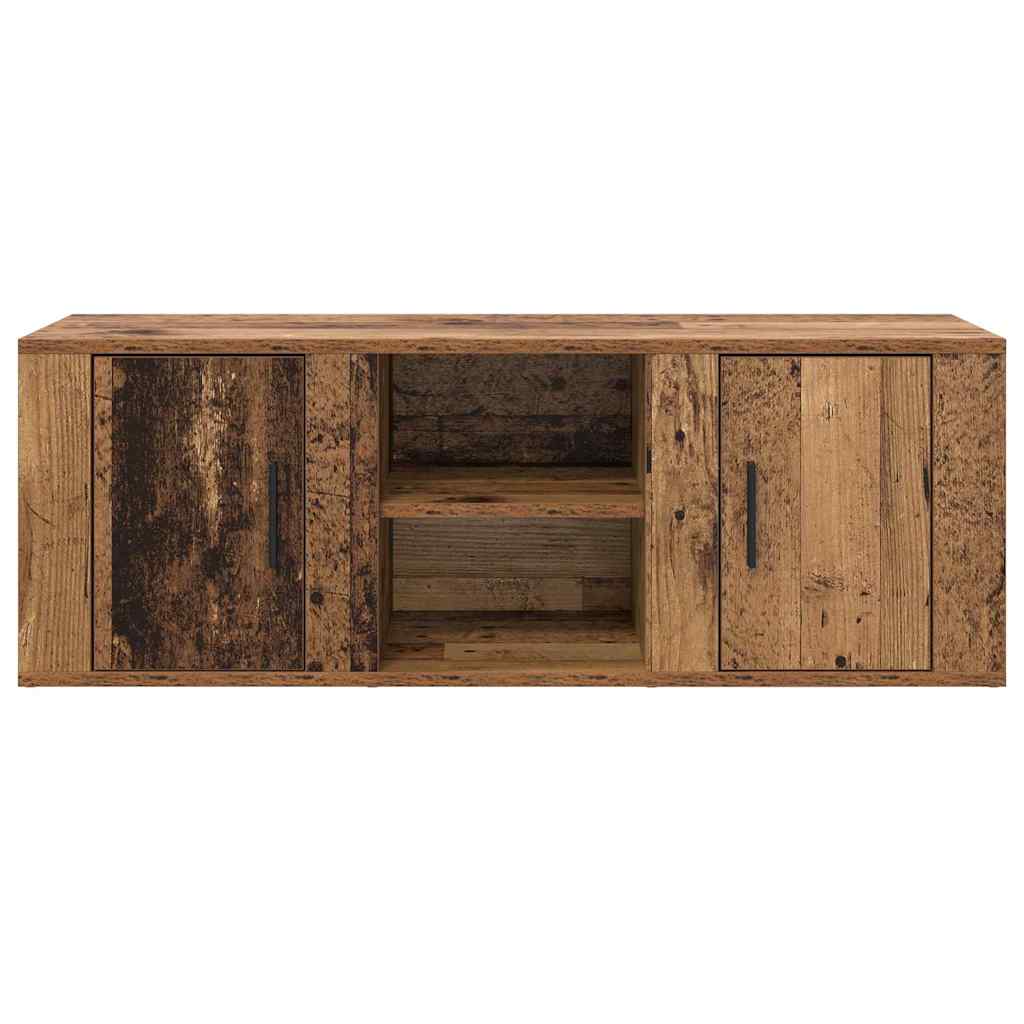 TV Cabinet Old Wood 100 x 31.5 x 35 cm Engineered Wood