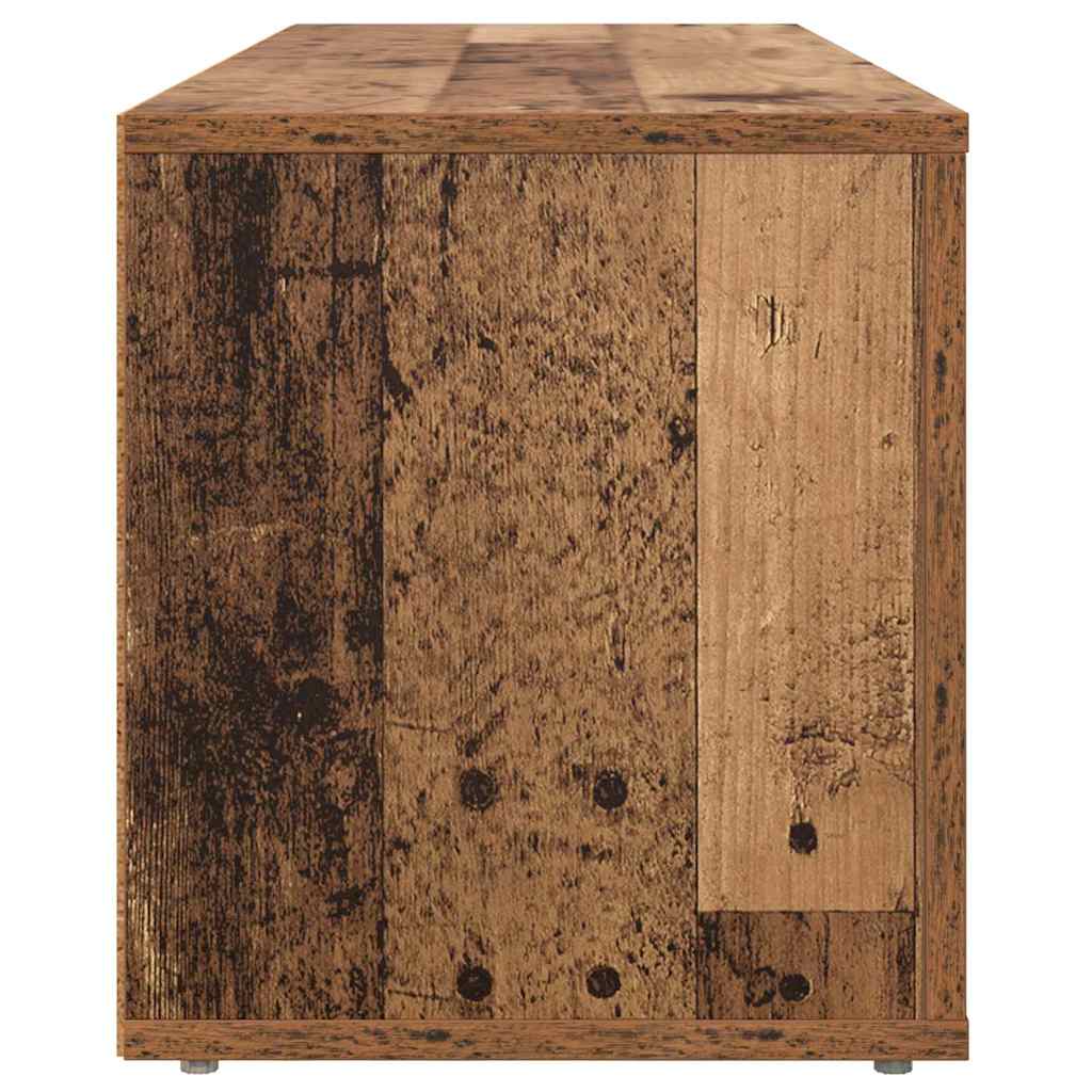 TV Cabinet Old Wood 100 x 31.5 x 35 cm Engineered Wood