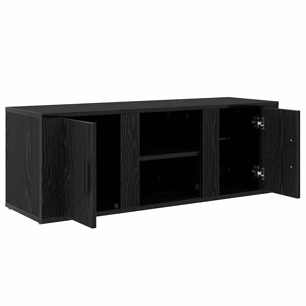 TV Cabinet 100 x 31.5 x 35 cm Black Oak Engineered Wood