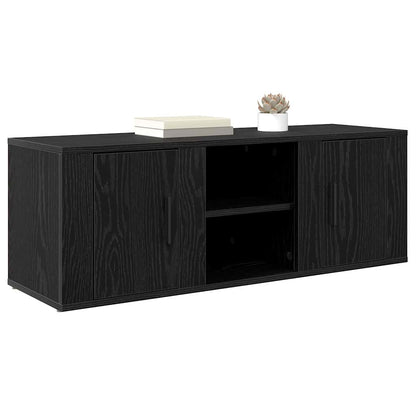 TV Cabinet 100 x 31.5 x 35 cm Black Oak Engineered Wood