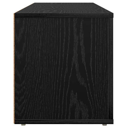 TV Cabinet 100 x 31.5 x 35 cm Black Oak Engineered Wood