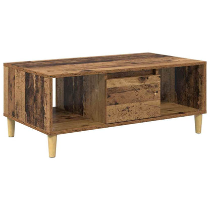 Coffee Table Old Wood 90 x 50 x 26.5 cm Engineered Wood
