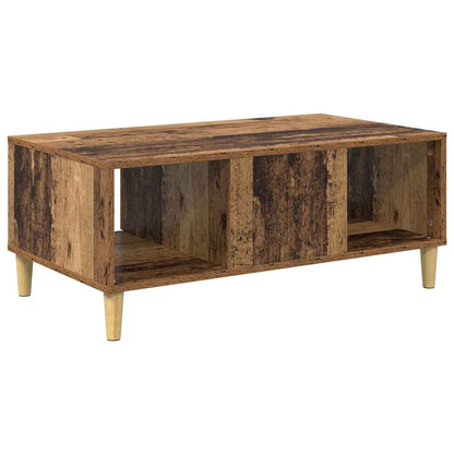 Coffee Table Old Wood 90 x 50 x 26.5 cm Engineered Wood