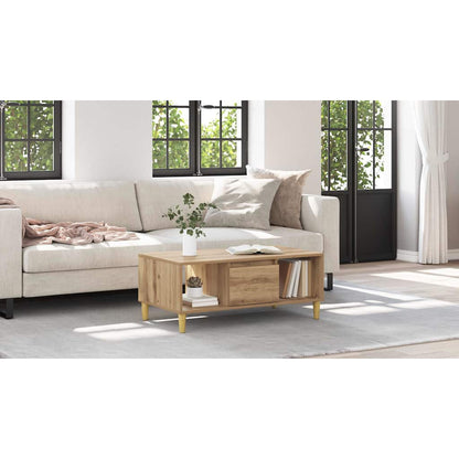 Coffee Table Artisan Oak 90 x 50 x 26.5 cm Engineered Wood